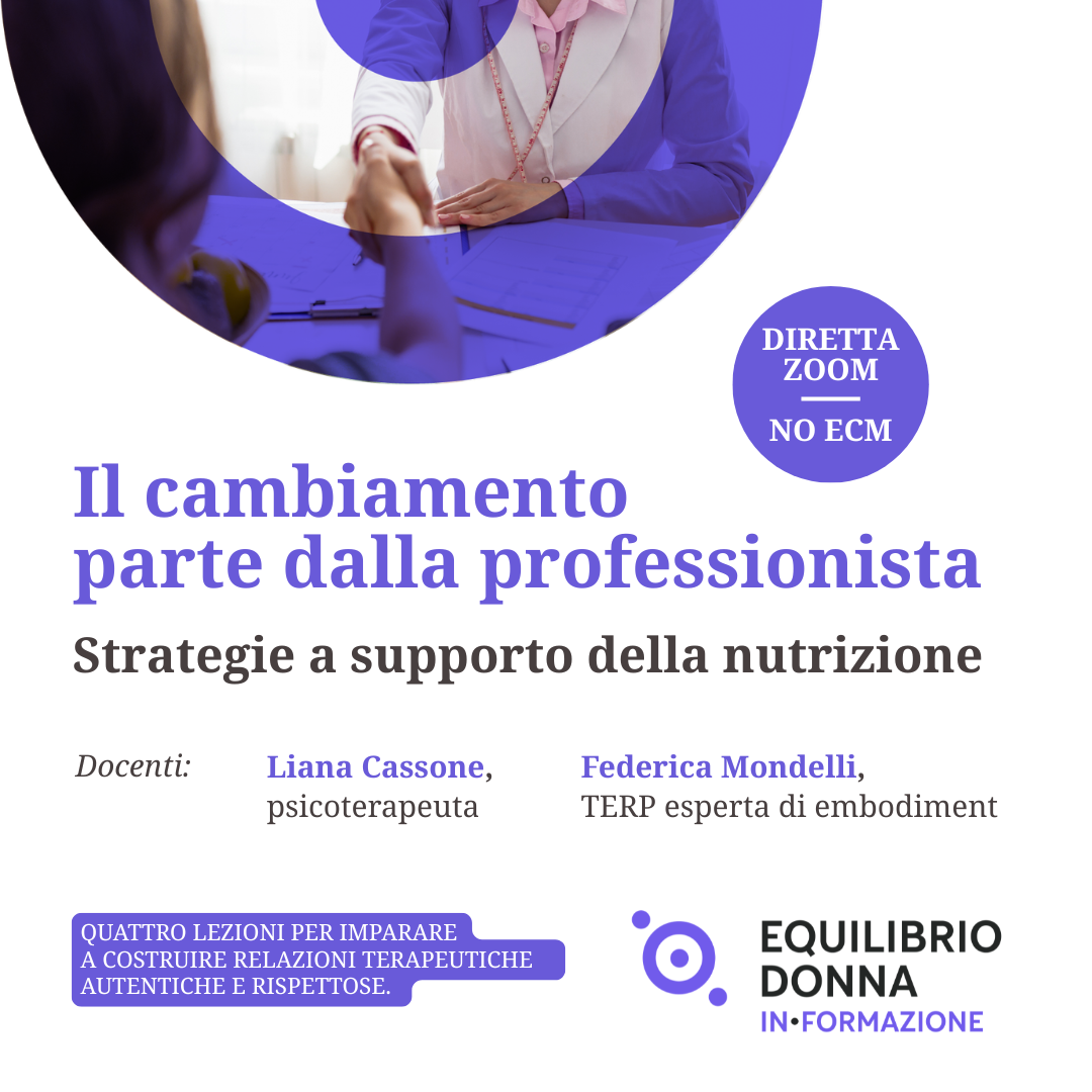 Il cambiamento parte dalla professionista